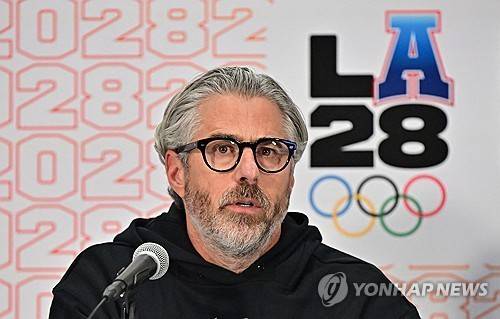 2028 로스앤젤레스(LA) 올림픽 조직위원장 케이시 와서먼 [AFP=연합뉴스 자료사진. 재판매 및 DB금지]