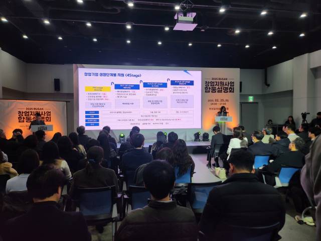 2025 부산시 창업지원사업 합동설명회 모습. 부산시 제공