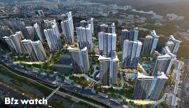 광주 학동4구역 재개발 조감도./자료=HDC현대산업개발 제공