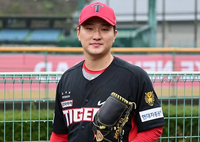 KIA 전상현이 2026 일본 아마미오시마 스프링캠프에서 훈련을 진행하고 있다. 사진 | KIA 타이거즈