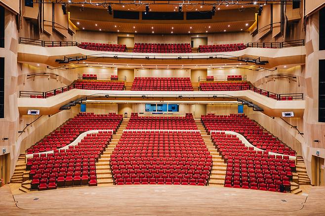 Grand Hall of the Pyeongtaek Arts Center (PAC)