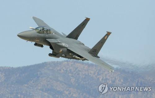 미군 F-15E 전투기 [AFP=연합뉴스]