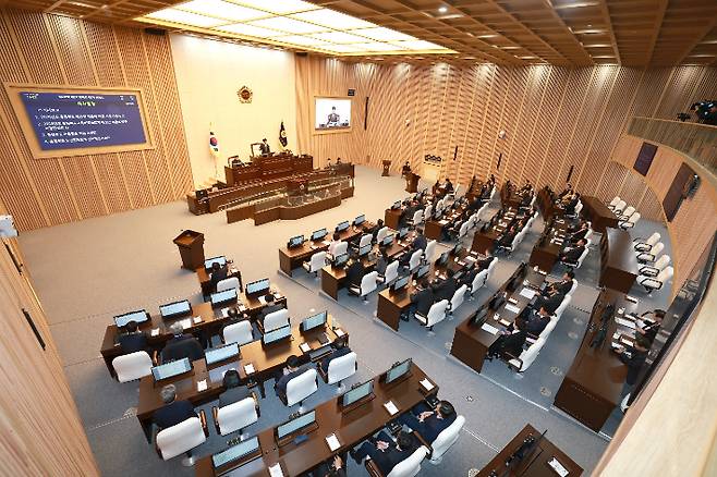 충북도의회 제공