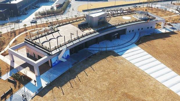 경남 밀양시 단장면에 있는 농어촌관광휴양단지 내 요가컬처타운 전경. 사진 제공=밀양시