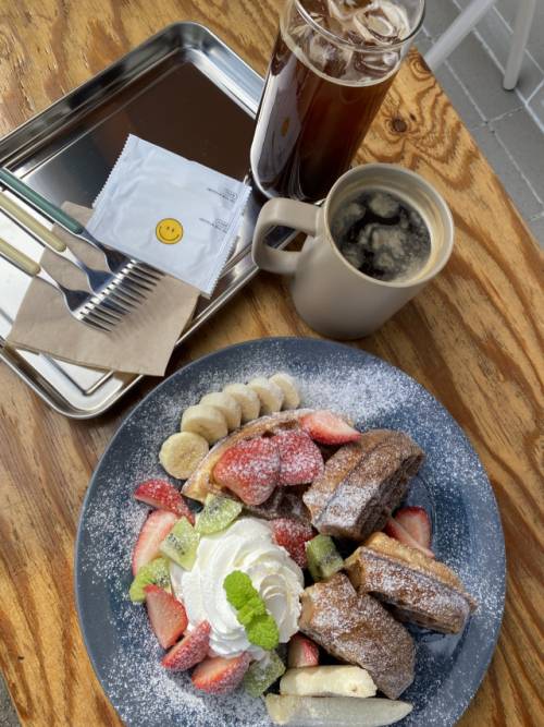 진광상회카페 메뉴들