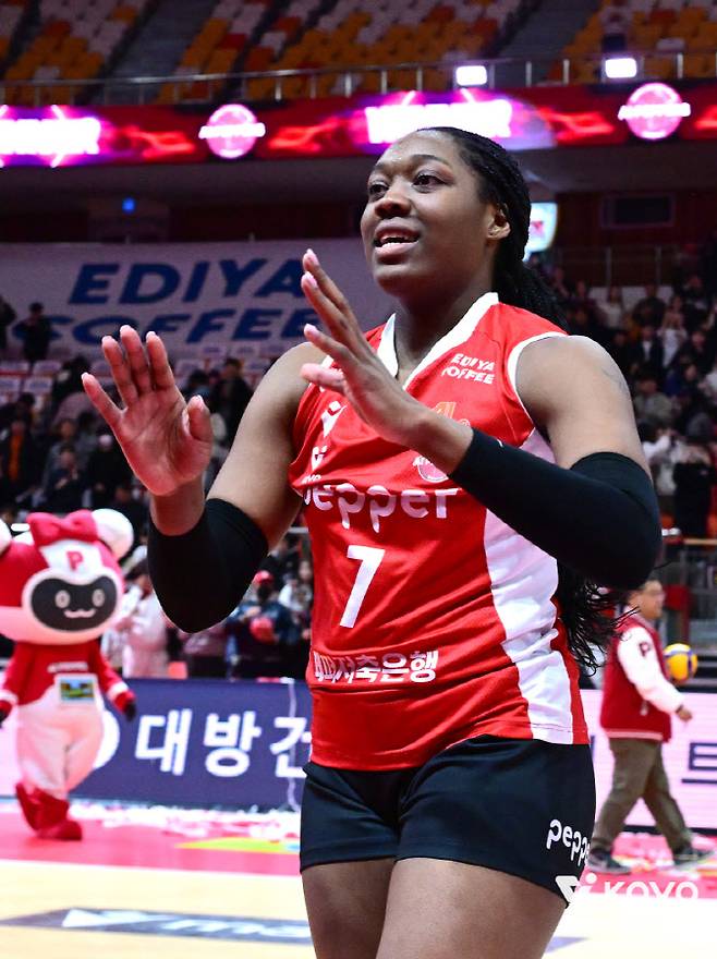 페퍼저축은행 조이. 사진=KOVO