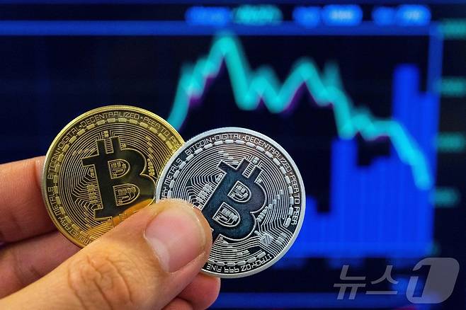 가상자산 비트코인. ⓒ AFP=뉴스1