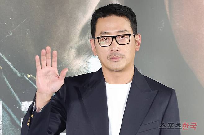 영화 '브로큰' 제작보고회에 참석한 배우 하정우. 24.1.6 ⓒ이혜영 기자 lhy@hankooki.com