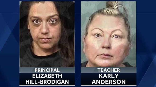 미성년 학생들을 대상으로 공개 술 파티를 주최한 미국 초등학교 교장이 검찰과 유죄협의를 통해 징역형을 면했다. 당시 파티에서 만취 상태로 체포된 초등학교 교사는 보호관찰 1년 등을 선고 받았으나, 이에 항소해 재판이 진행 중이다./사진=미국 WESH 보도 화면