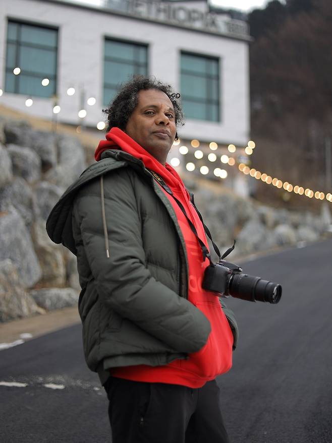 에티오피아 출신 사진작가 베레켓 씨 [베레켓 제공. 재판매 및 DB 금지]