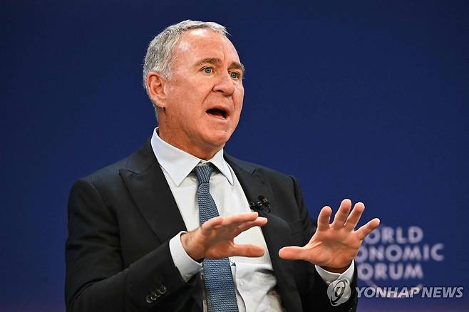 켄 그리핀 시타델 CEO  [AFP=연합뉴스 재판매 및 DB 금지]