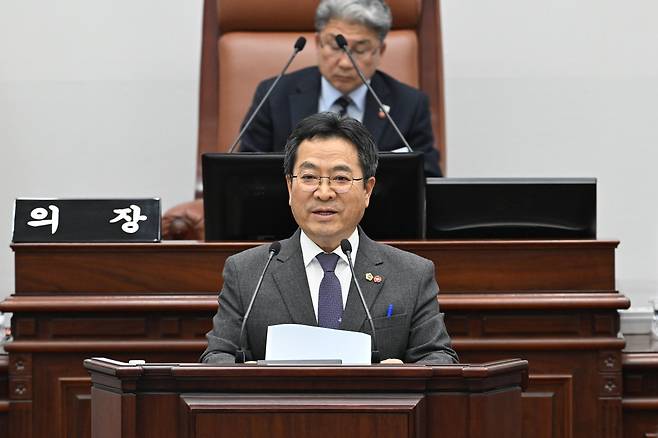 송창권 제주도의회 민주당 원내대표