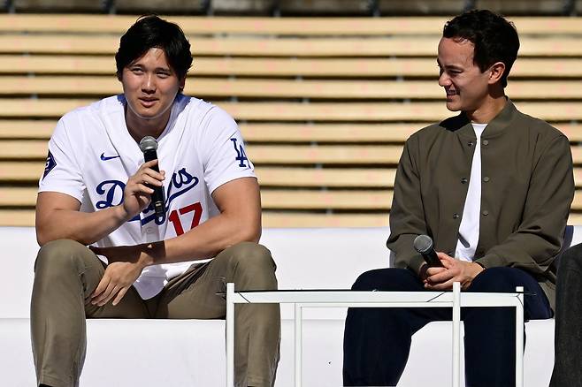 ◇오타니는 2023년 대회 당시 편도 40만달러의 전세기를 이용해 일본으로 귀국, 화제를 모은 바 있다. AFP연합뉴스