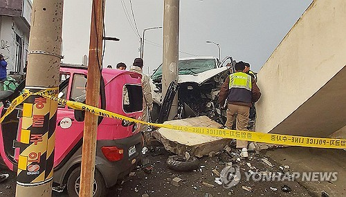 10여명 사상자 발생 우도 돌진 사고 현장검증 [연합뉴스 자료사진]