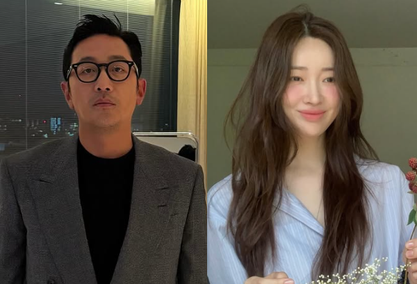 하정우와 차정원이 열애 사실을 인정했다. 하정우, 차정원 SNS