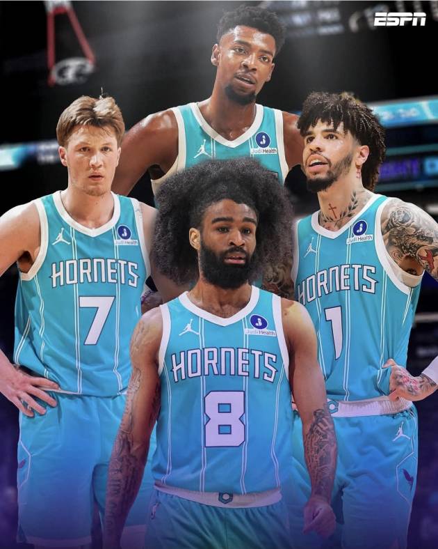 코비 화이트가 합류한 샬럿 호니츠. ESPN SNS 캡처