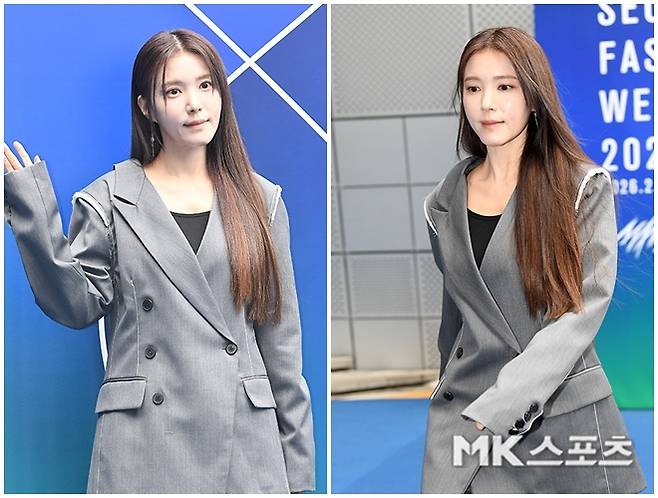 배우 정시아가 한층 슬림해진 미모로 서울패션위크 현장을 빛냈다. 사진 = 천정환 기자