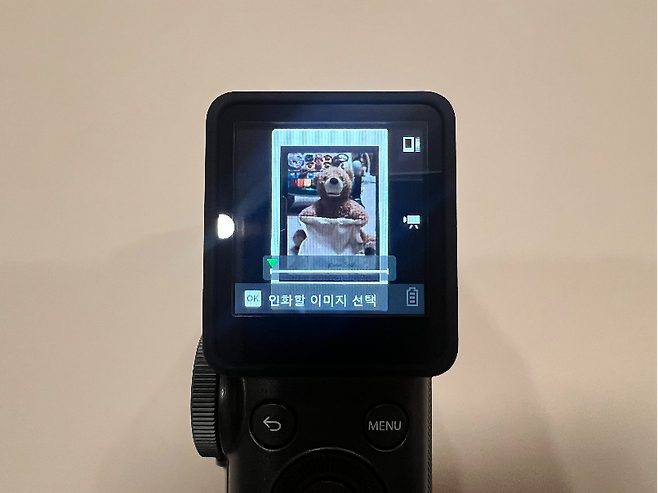 영상 촬영 후 15초 분량 중 가장 마음에 드는 찰나를 골라 인화할 수 있다. [박혜림 기자/rim@]