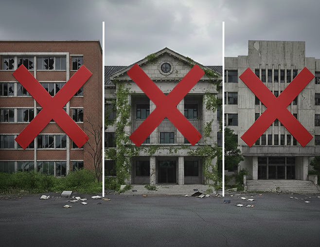 일반 대학 교원양성 교직과정과 교육대학원 절반이 ‘교원 양성 역량이 미비하다’는 결과가 나온 가운데 하위 기관을 중심으로 교원양성 정원 3000명이 줄어들 것으로 보인다. 사진은 AI에게 기사를 설명해 나온 그림. [제미나이로 제작]