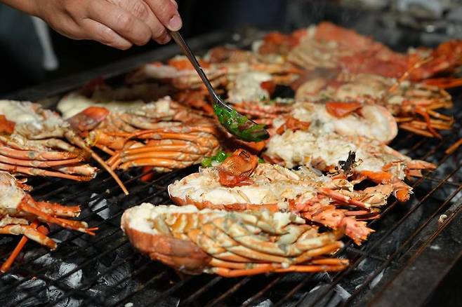 스프링 BBQ 나이트 해산물 바비큐. (사진=프리미어 빌리지 푸꾸옥 리조트) *재판매 및 DB 금지
