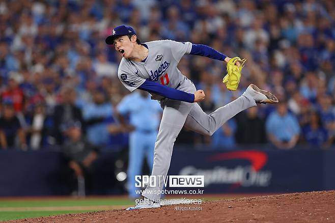 ▲ LA다저스 투수 사사키 로키.