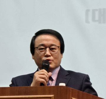 하재호 대전시기독교연합회 회장이 축사하고 있다.
