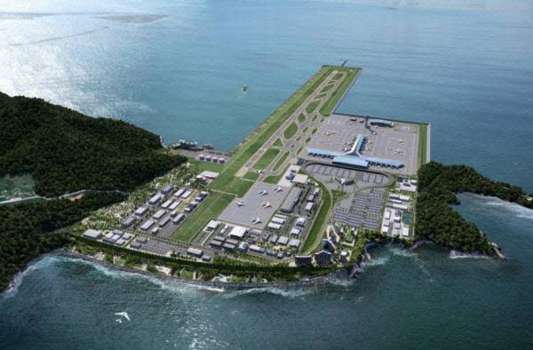 가덕도 신공항 조감도. (사진=국토교통부)