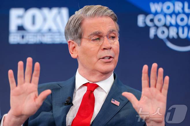 스콧 베선트 미국 재무장관. 2026.01.20 ⓒ 로이터=뉴스1 ⓒ News1 이지예 객원기자