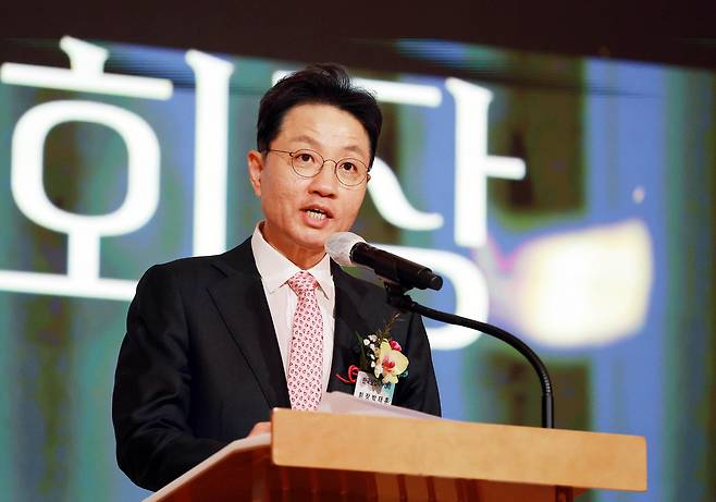 박태훈 한국실업배구연맹 회장. (한국실업배구연맹 제공)