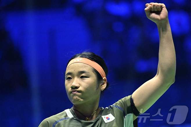 안세영이 아시아단체배드민턴선수권대회 여자부 4강 진출을 이끌었다. ⓒ AFP=뉴스1