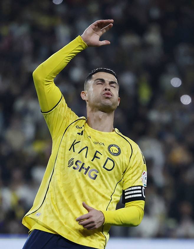 호날두. 사진 | 리야드=로이터연합뉴스