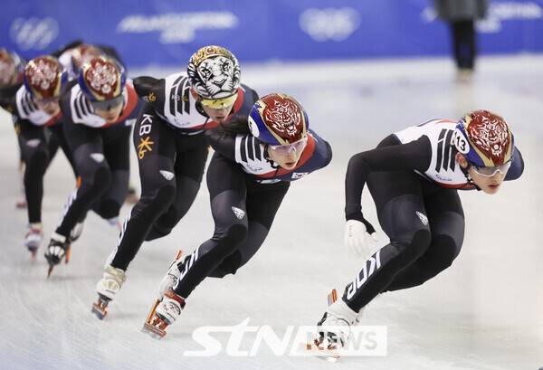 한국 쇼트트랙 대표팀. /사진=뉴시스