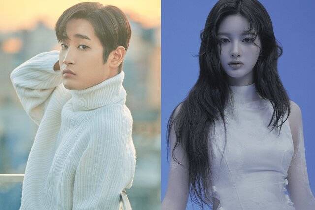 엔믹스 설윤(오른쪽)과 박재정이 오는 25일 듀엣곡 '지금 이대로만'을 발표한다. /로맨틱 팩토리, JYP엔터