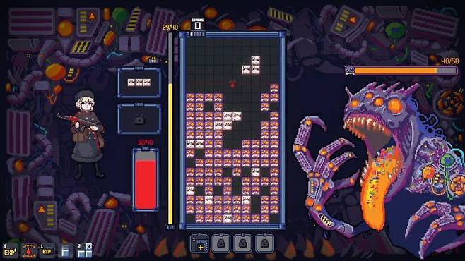 AI가 쌓는 테트리스 블록을 방해하는 게임