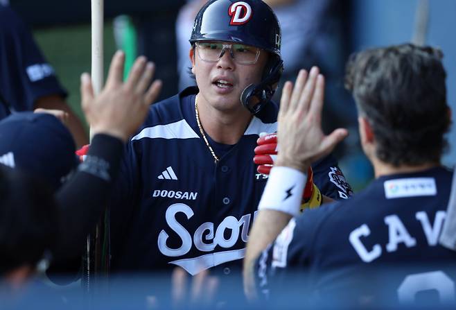 2군 스프링캠프에서 몸을 만들 예정인 두산 김민혁. 두산 제공
