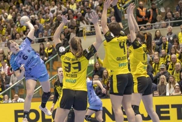 사진 2025/26 시즌 독일 여자 핸드볼 보루시아 도르트문트와 벤스하임 경기 모습, 사진 출처=분데스리가