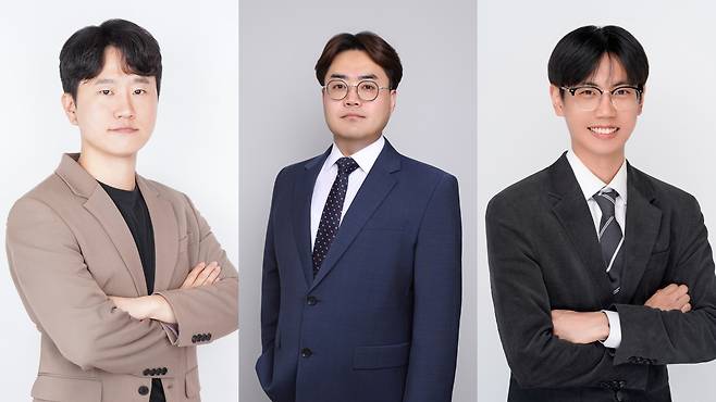 김동진(왼쪽부터) 롯데렌탈 전략영업3팀 대리, 성준 강북지점 책임, 윤종현 울산지점 매니저. [롯데렌탈 제공]