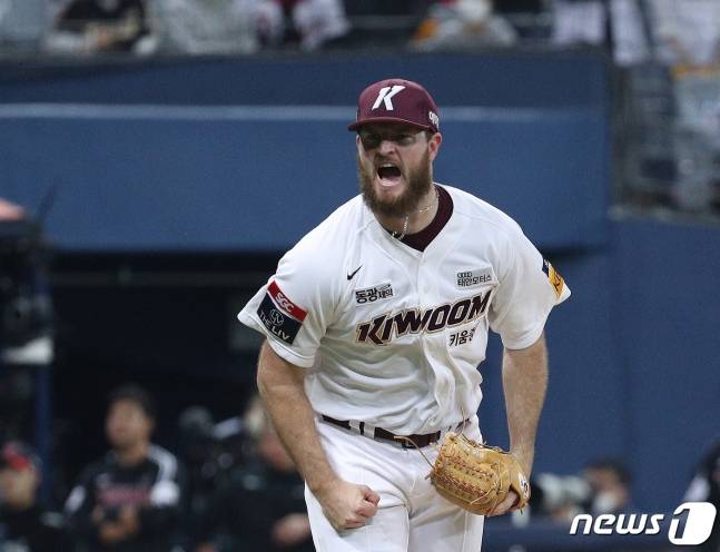 키움 시절 타일러 에플러. /사진=뉴스1 제공