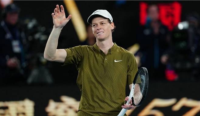 호주오픈에서의 야닉 시너