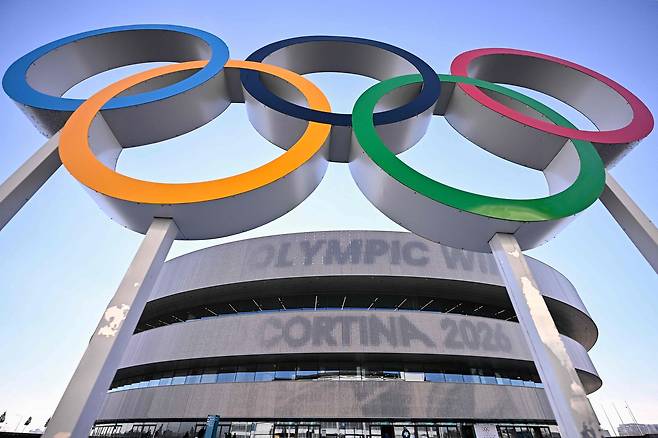 이탈리아 밀라노 산타줄리아 아이스하키 아레나. AFP=연합뉴스