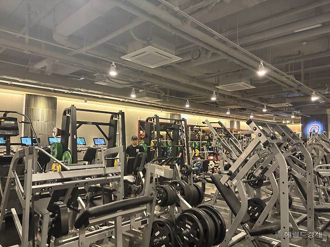 2일 오전 강남역의 한 헬스장의 모습. 정주원 기자