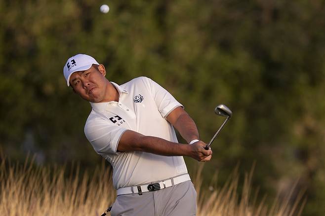 안병훈의 경기 모습.  [LIV GOLF 제공. 재판매 및 DB 금지]