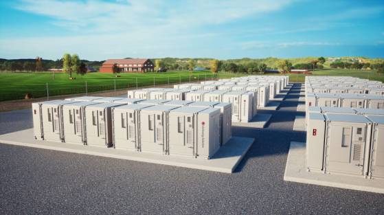 사진은 LG에너지솔루션 전력망용 ESS 배터리 컨테이너. 연합뉴스