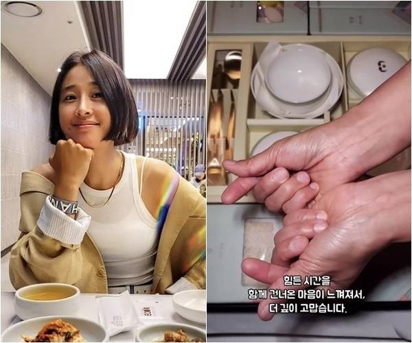 가수 겸 배우 마야가 이재명 대통령과 김혜경 여사로부터 받은 설 명절 선물 세트를 공개했다. 마야 인스타그램