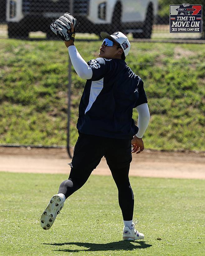 두산 베어스 신인 외야수 김주오. /사진=두산 베어스 제공