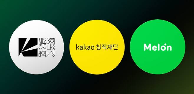 한국대중음악상, 카카오창작재단, 멜론 로고(사진=카카오엔터테인먼트)
