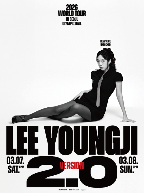 LEE YOUNGJI WORLD TOUR 2.0 포스터.