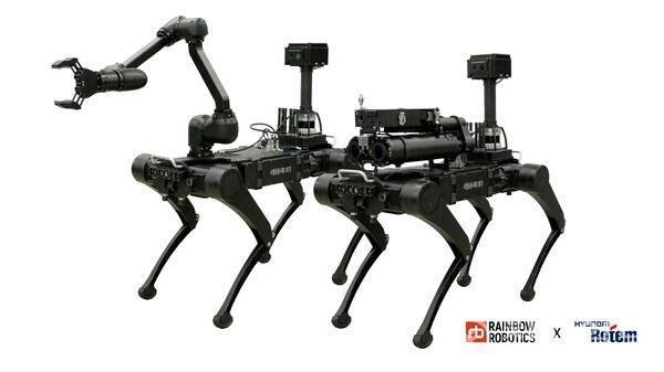 레인보우로보틱스 다족보행로봇.