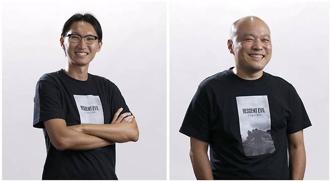 쿠마자와 마사토 프로듀서(왼쪽)와 나카니시 코시 디렉터(오른쪽)