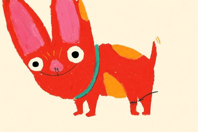 줄리아 파스토리노의 ‘내 개는 특별하니까!’ 한 장면.